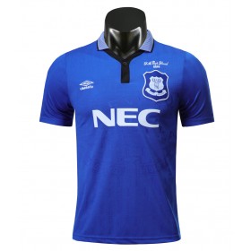 Jalkapallo Pelipaidat Everton Retro Kotipaita 1995 Lyhythihainen